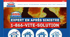 Desktop Screenshot of groupesolutionsinistre.com